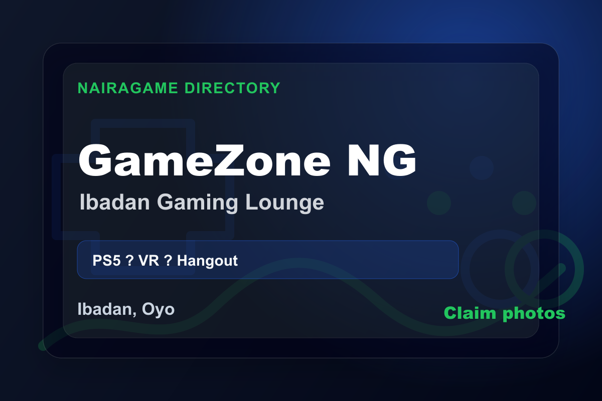 GameZone NG Ibadan