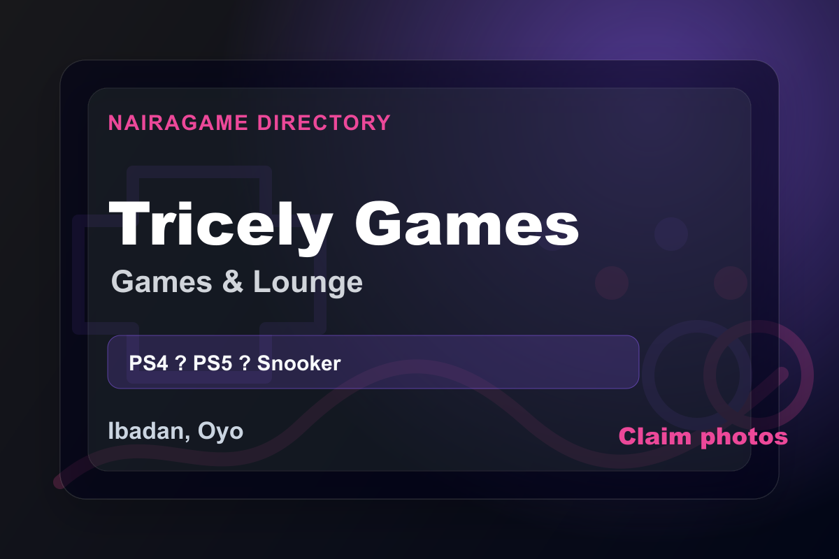 Tricely Games and Lounge
